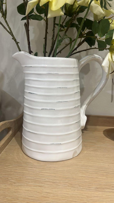 Bowsley Jug Large - White