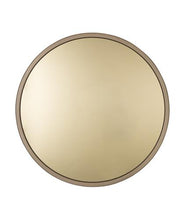 Load image into Gallery viewer, Tinted round mirror in gold