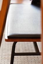 Load image into Gallery viewer, Carabel bench in steel and walnut veneer, 100 cm - image 4
