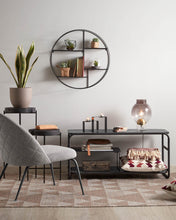 Load image into Gallery viewer, Across wall shelves in steel with black finish Ø 55 cm - image 2