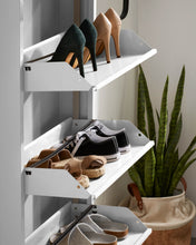Load image into Gallery viewer, Shoe rack Ode 50 x 136 cm 4 doors white - image 5