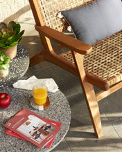 Load image into Gallery viewer, Grignoon chair, made from solid acacia wood and woven wicker FSC 100% - image 10
