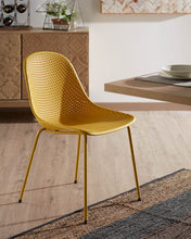 Load image into Gallery viewer, Quinby outdoor dining chair in yellow - image 4