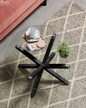 Load image into Gallery viewer, Argo coffee table glass black Ø 82 cm - image 2