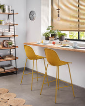 Load image into Gallery viewer, Quinby outdoor stool in yellow, height 75 cm - image 4