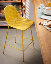 Load image into Gallery viewer, Quinby outdoor stool in yellow, height 75 cm - image 5