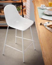 Load image into Gallery viewer, Quinby outdoor stool in white, height 65 cm - image 4