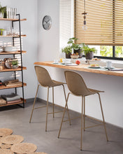 Load image into Gallery viewer, Beige Quinby stool height 75 cm - image 4