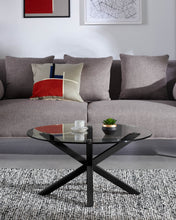 Load image into Gallery viewer, Argo coffee table glass black Ø 82 cm - image 3