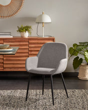 Load image into Gallery viewer, Konna light grey chair FR - image 4