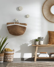 Load image into Gallery viewer, Set of 3 Nadua hangers in solid wood with a natural, beige beech finish. - image 2