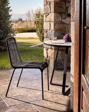 Load image into Gallery viewer, Lambton stackable chair in black rope and steel with black finish - image 4