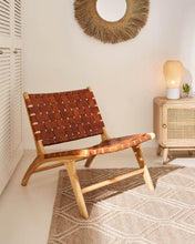Load image into Gallery viewer, Brown Calixta armchair - image 4