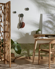 Load image into Gallery viewer, Set of 3 Nadua hangers in solid wood with a natural, green beech finish. - image 2