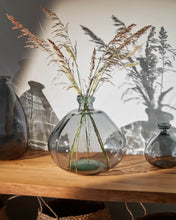 Load image into Gallery viewer, Brenna vase in 100% recycled blue glass, 33 cm - image 2