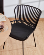 Load image into Gallery viewer, Surpik chair with steel legs in black finnish - image 6