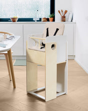Load image into Gallery viewer, 100% organic cotton (GOTS) Nuun highchair cushion with natural finish - image 5