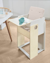 Load image into Gallery viewer, 100% organic cotton (GOTS) Nuun highchair cushion with natural finish - image 6