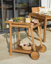 Load image into Gallery viewer, Felisa solid acacia hostess trolley FSC 100% - image 3