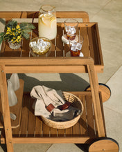Load image into Gallery viewer, Felisa solid acacia hostess trolley FSC 100% - image 4
