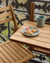Load image into Gallery viewer, Amarillis folding balcony table made from solid acacia wood, 40 x 42 cm FSC 100% - image 3