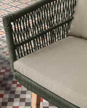 Load image into Gallery viewer, Inti 2 seater sofa with 2 green cord armchairs, FSC 100% - image 3