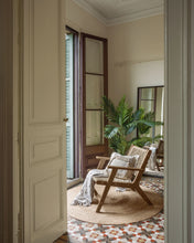 Load image into Gallery viewer, Geralda acacia wood armchair with dark finish FSC 100% - image 4