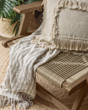 Load image into Gallery viewer, Geralda acacia wood armchair with dark finish FSC 100% - image 5