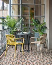 Load image into Gallery viewer, Isabellini stackable outdoor chair in black - image 10