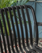 Load image into Gallery viewer, Isabellini stackable outdoor chair in black - image 11