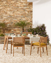 Load image into Gallery viewer, Hanzel extendable garden table in solid eucalyptus, 183 (240) x 100 cm FSC 100% - image 3