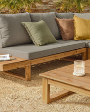 Load image into Gallery viewer, Flaviina 5 seater solid acacia wood corner sofa set with table - image 8