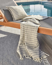 Load image into Gallery viewer, Caterin solid eucalyptus wood outdoor sun lounger in grey, FSC 100% - image 9