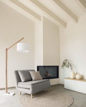 Load image into Gallery viewer, Takashi 100% grey wool round rug, Ø 200 cm - image 3