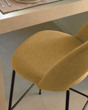 Load image into Gallery viewer, Mahalia mustard-yellow stool height 63 cm FSC 100% - image 8
