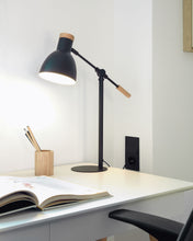 Load image into Gallery viewer, Dyana table in MDF with white lacquer and solid ash wood legs, 120 x 60 cm - image 4