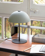 Load image into Gallery viewer, Aleyla table lamp in metal with green finish UK adapter - image 2