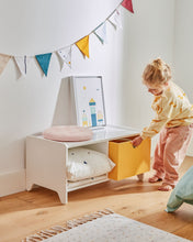 Load image into Gallery viewer, Nunila storage unit in white MDF 78 cm - image 2