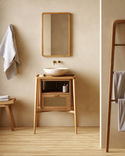 Load image into Gallery viewer, Delina countertop washbasin in white terrazzo Ø 40 cm - image 4