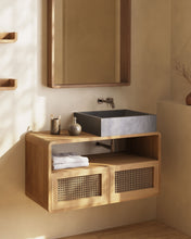 Load image into Gallery viewer, Sabiela solid teak bathroom cabinet 86 x 45 cm - image 5