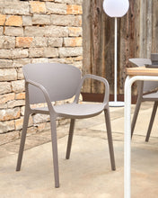 Load image into Gallery viewer, Ania stackable outdoor chair in brown - image 6