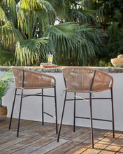 Load image into Gallery viewer, Yanet rope stool in beige 80 cm in height - image 12