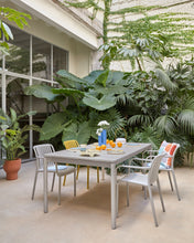 Load image into Gallery viewer, Zaltana extendable outdoor table made of aluminium in a light grey finish, 180 (240) x 100 cm - image 5