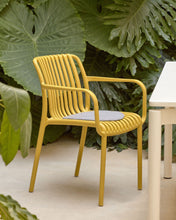 Load image into Gallery viewer, Isabellini stackable outdoor chair in yellow - image 9