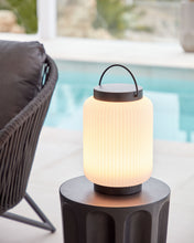 Load image into Gallery viewer, Verona outdoor table lamp in polythene and metal with black finish - image 3