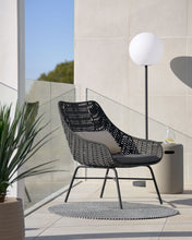 Load image into Gallery viewer, Abeli cord armchair in black - image 6
