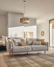 Load image into Gallery viewer, 3 seater Carlota sofa in beige, 213 cm FSC Mix Credit - image 5