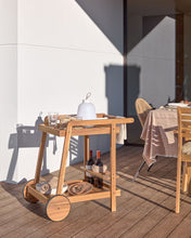 Load image into Gallery viewer, Felisa solid acacia hostess trolley FSC 100% - image 2