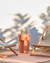 Load image into Gallery viewer, Vilena round outdoor terracotta side table, Ø 33 cm - image 3