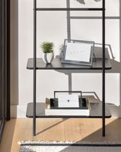Load image into Gallery viewer, Galatia melamine and metal clothes rail with black finish 60 x 162 cm - image 4